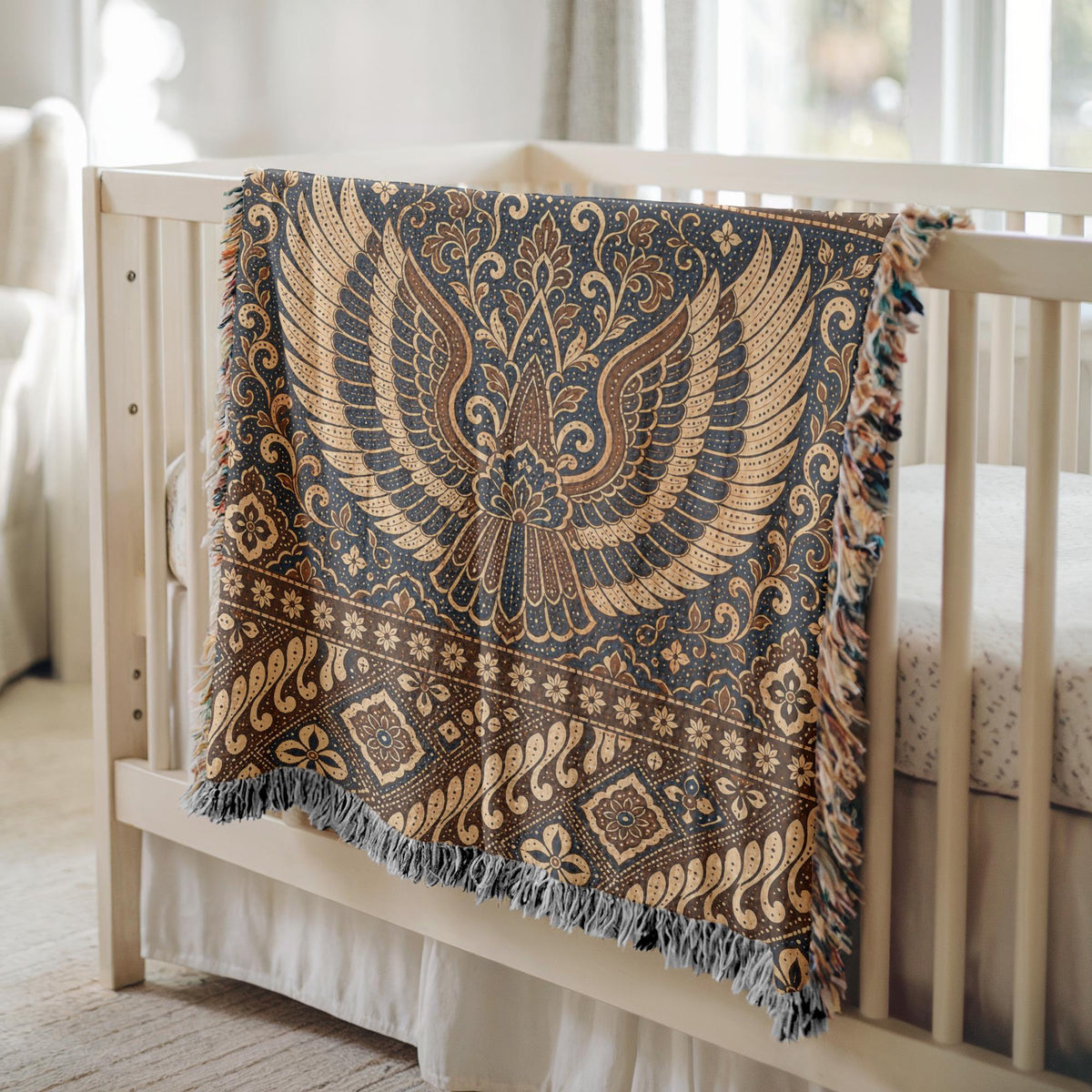 Batik Garuda Wing Woven Blanket