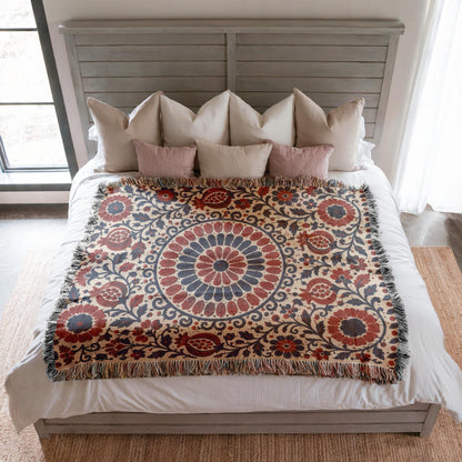 Suzani Woven Blanket