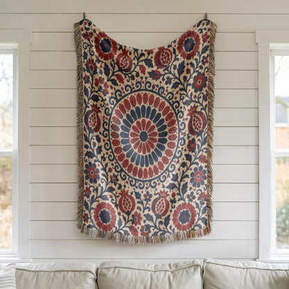 Suzani Woven Blanket