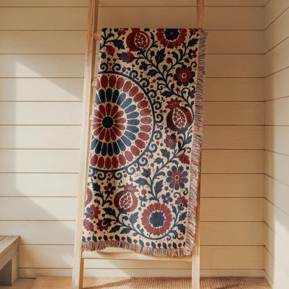 Suzani Woven Blanket