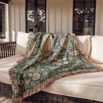 Owl Woven Blanket