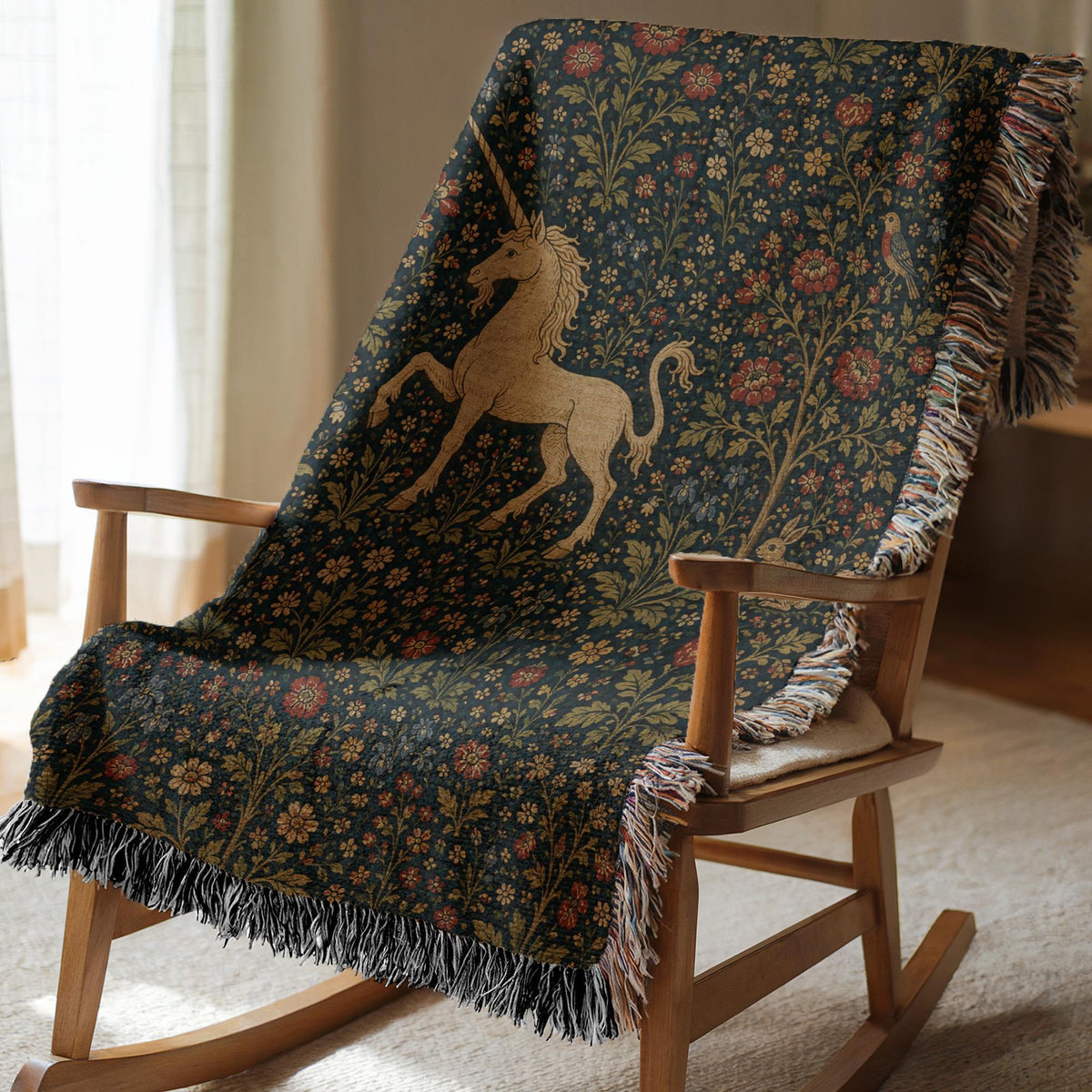 Unicorn Woven Blanket