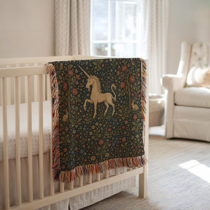 Unicorn Woven Blanket