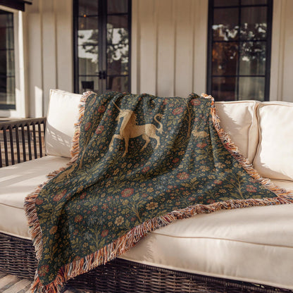 Unicorn Woven Blanket