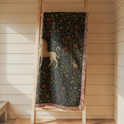 Unicorn Woven Blanket