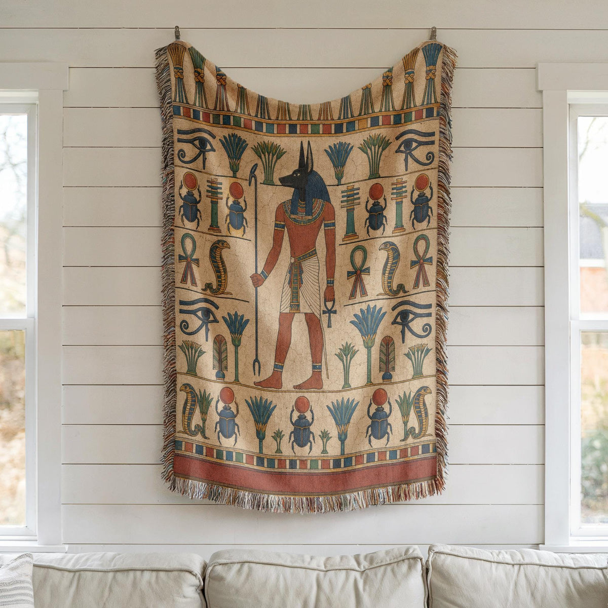 Anubis Woven Blanket