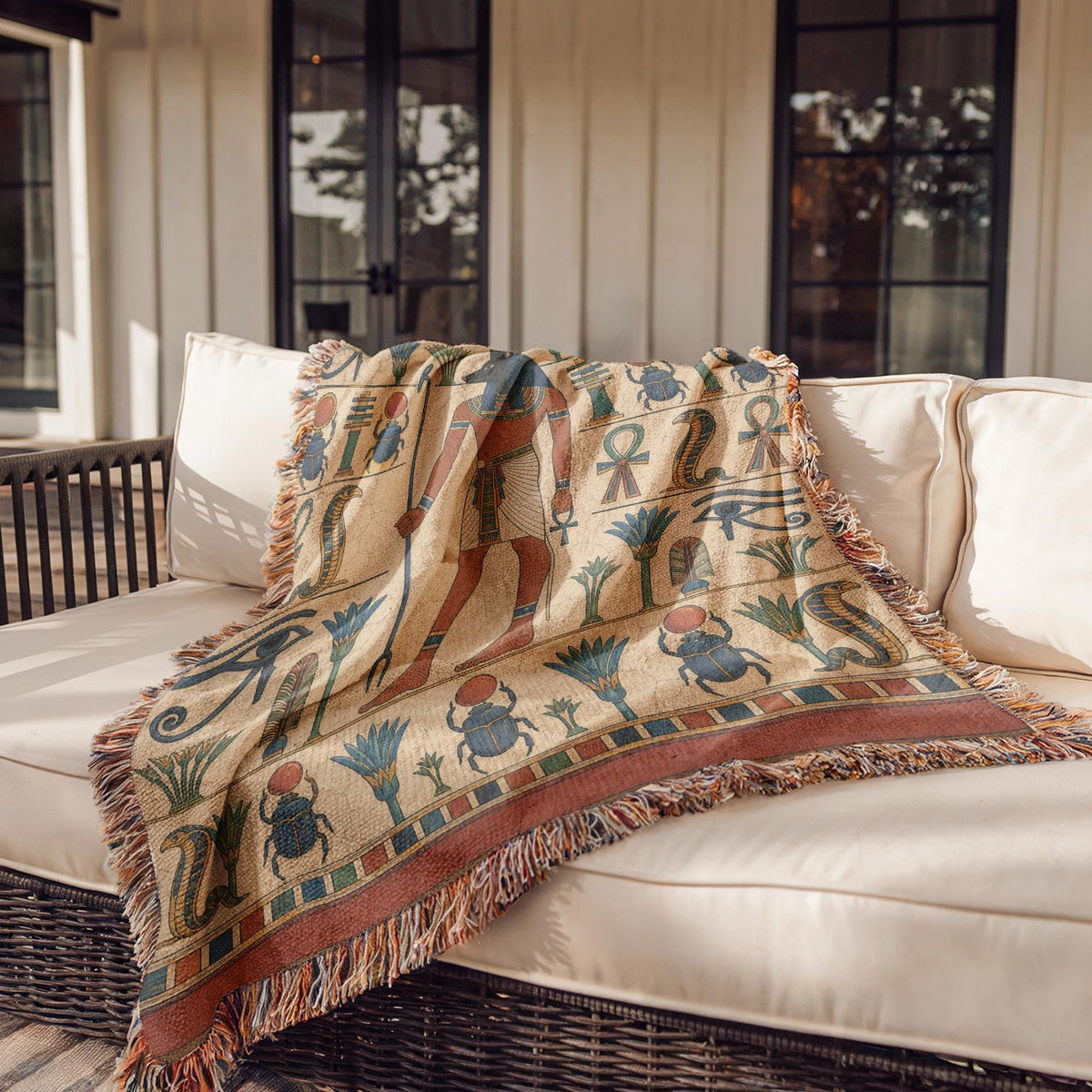 Anubis Woven Blanket