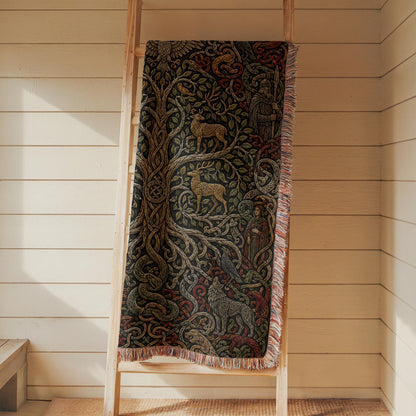 Yggdrasil Woven Blanket