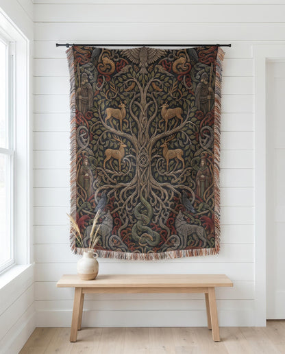Yggdrasil Woven Blanket