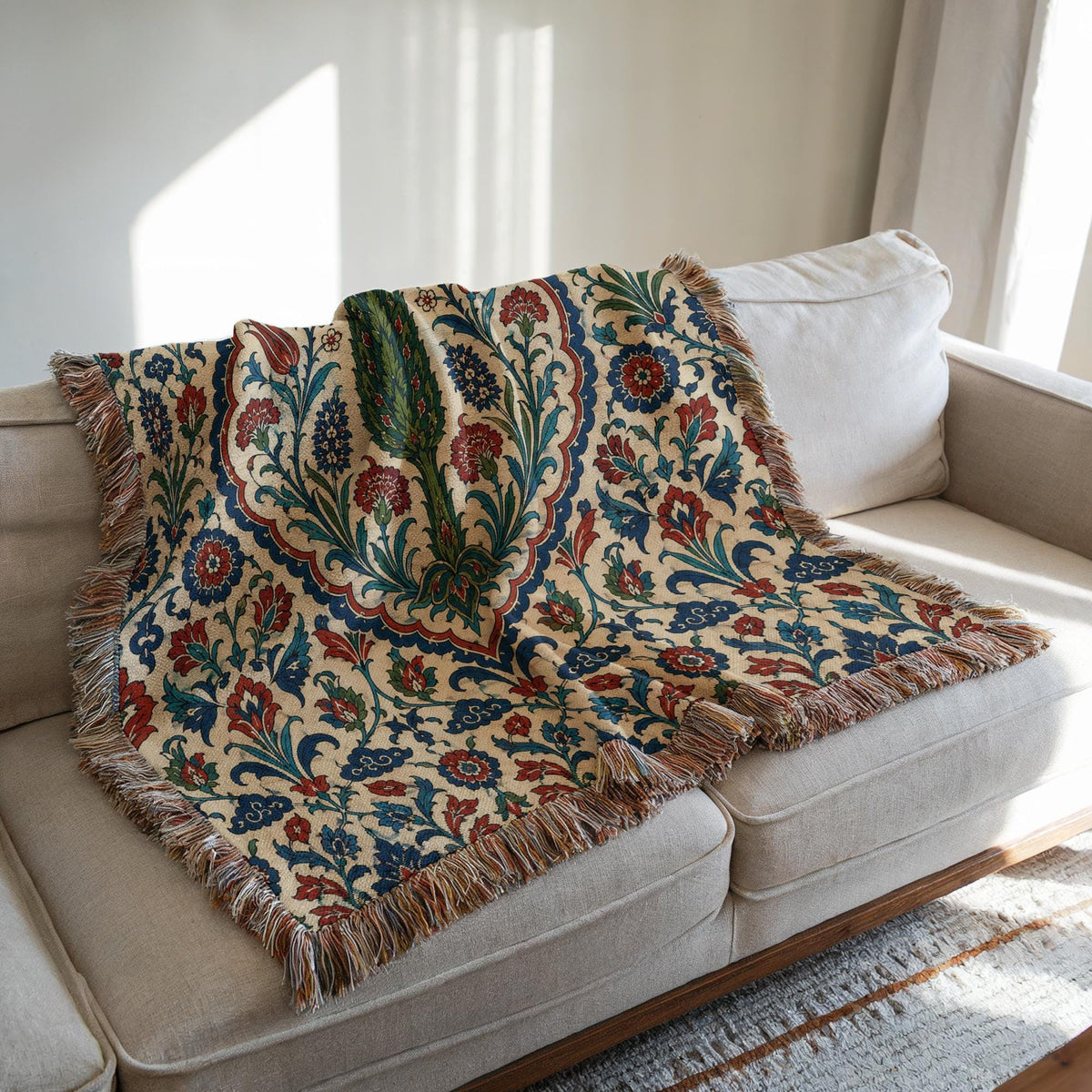 Ottoman Cypress Woven Blanket