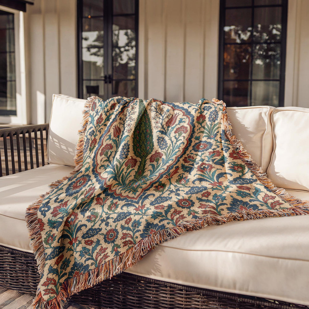 Ottoman Cypress Woven Blanket