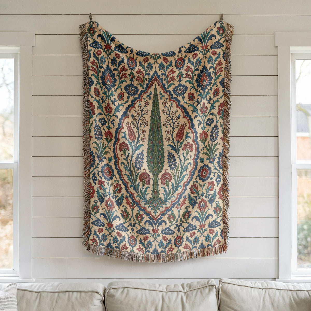 Ottoman Cypress Woven Blanket