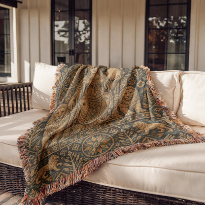 Goddess Cybele Woven Blanket