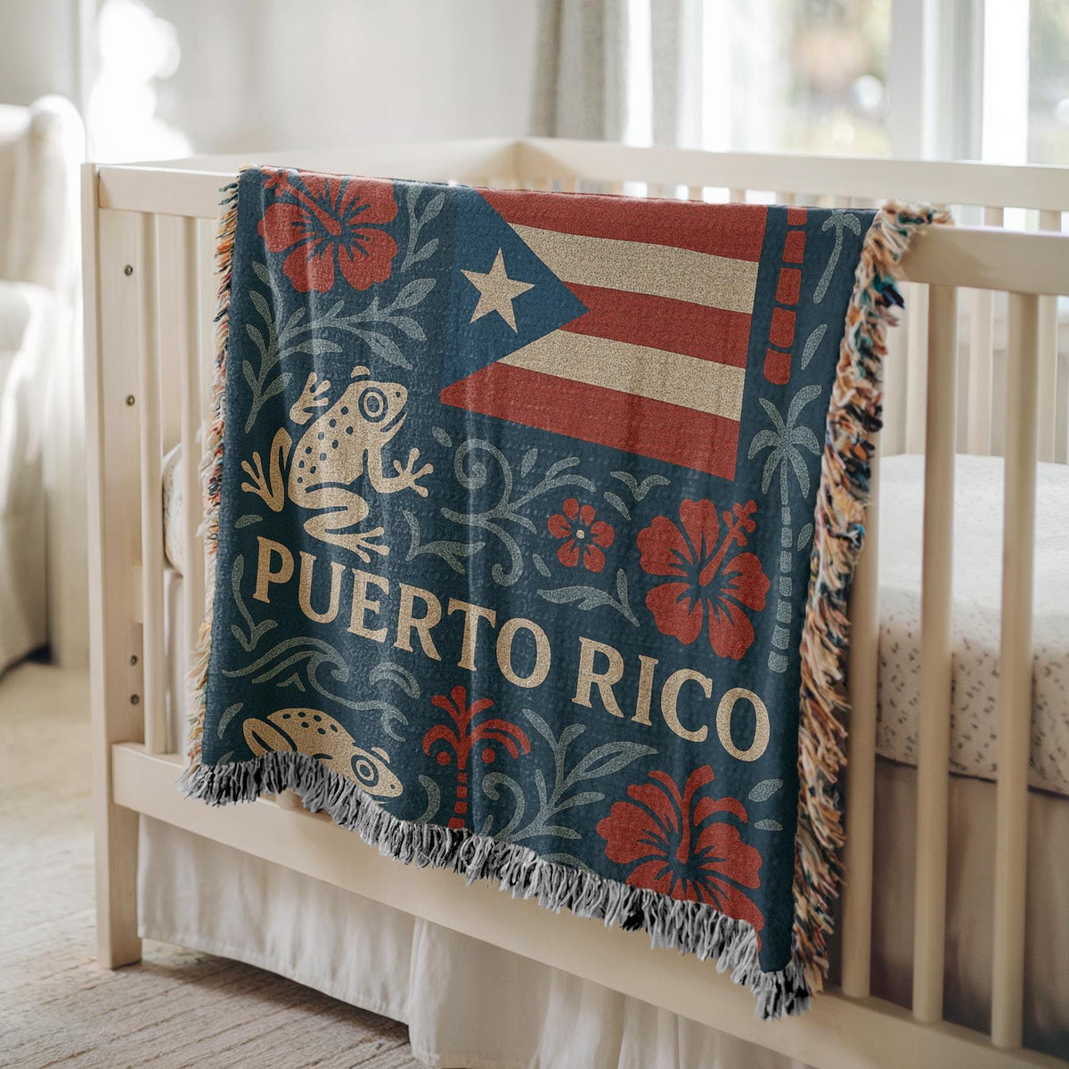 Puerto Rico Woven Blanket
