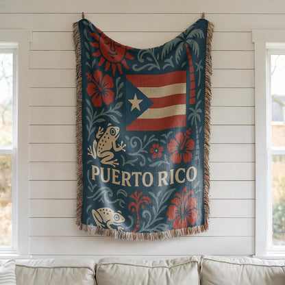 Puerto Rico Woven Blanket