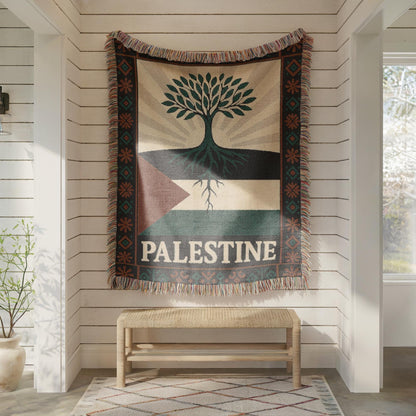 Palestine Woven Blanket
