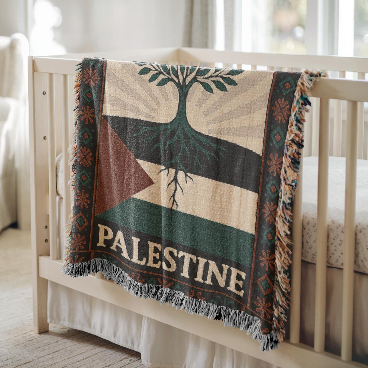 Palestine Woven Blanket
