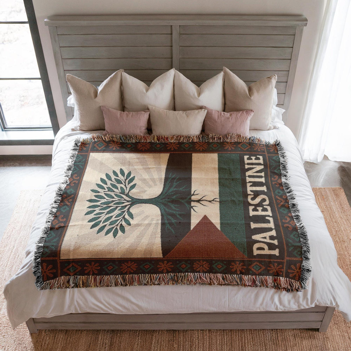 Palestine Woven Blanket