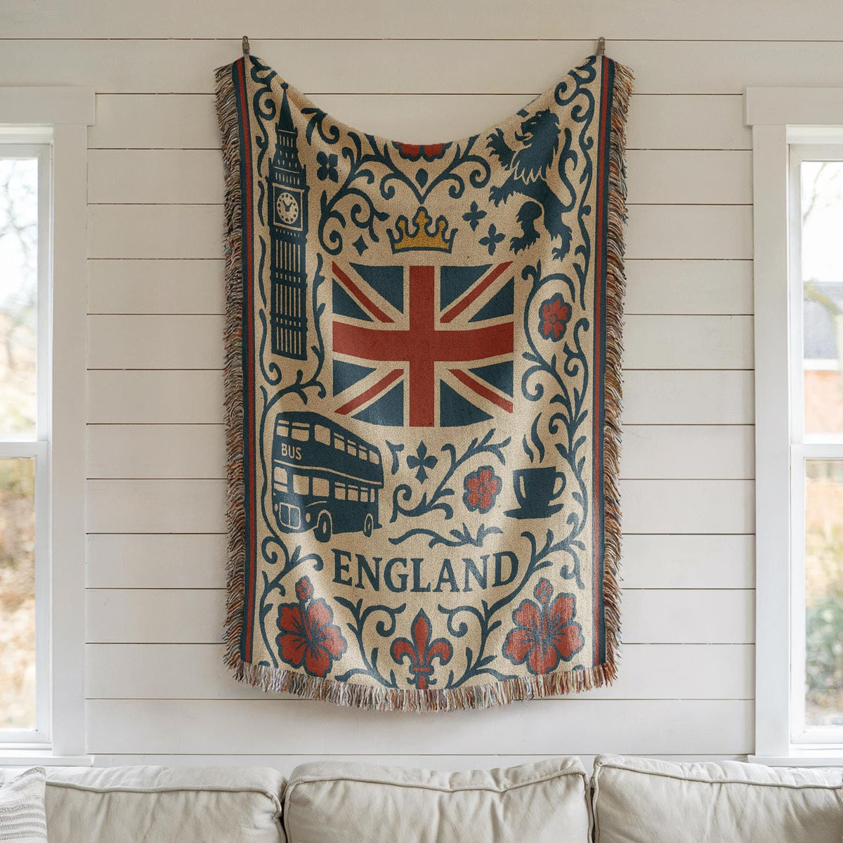 United Kingdom Woven Blanket