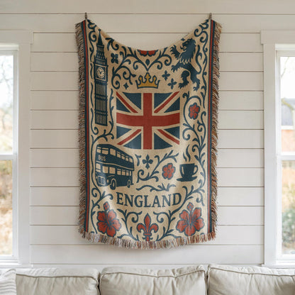 United Kingdom Woven Blanket