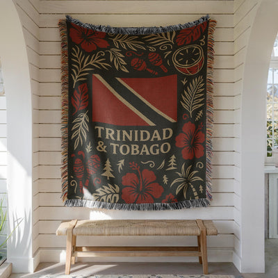 Trinidad and Tobago Woven Blanket