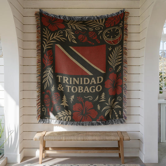 Trinidad and Tobago Woven Blanket