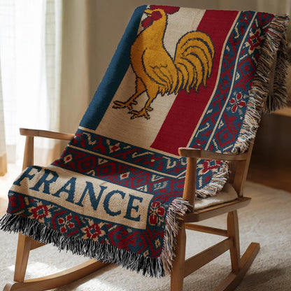 France Woven Blanket