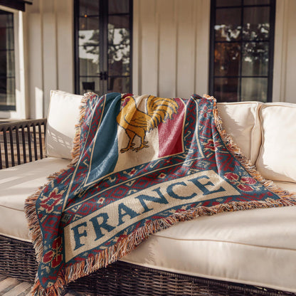 France Woven Blanket
