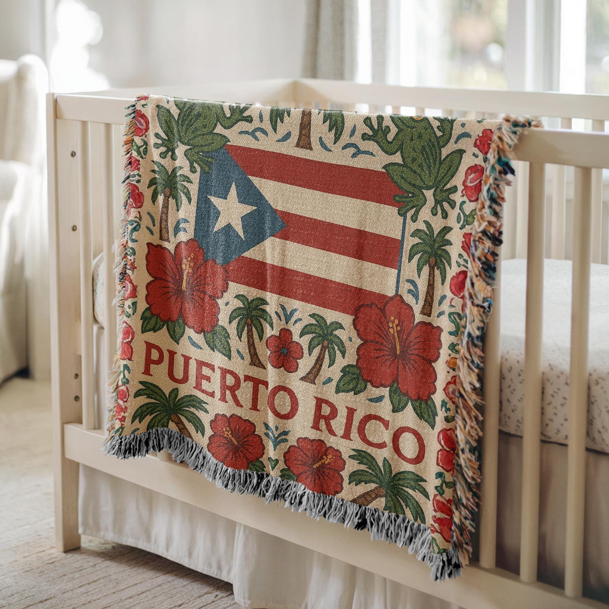 Puerto Rico Woven Blanket