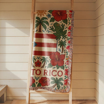Puerto Rico Woven Blanket