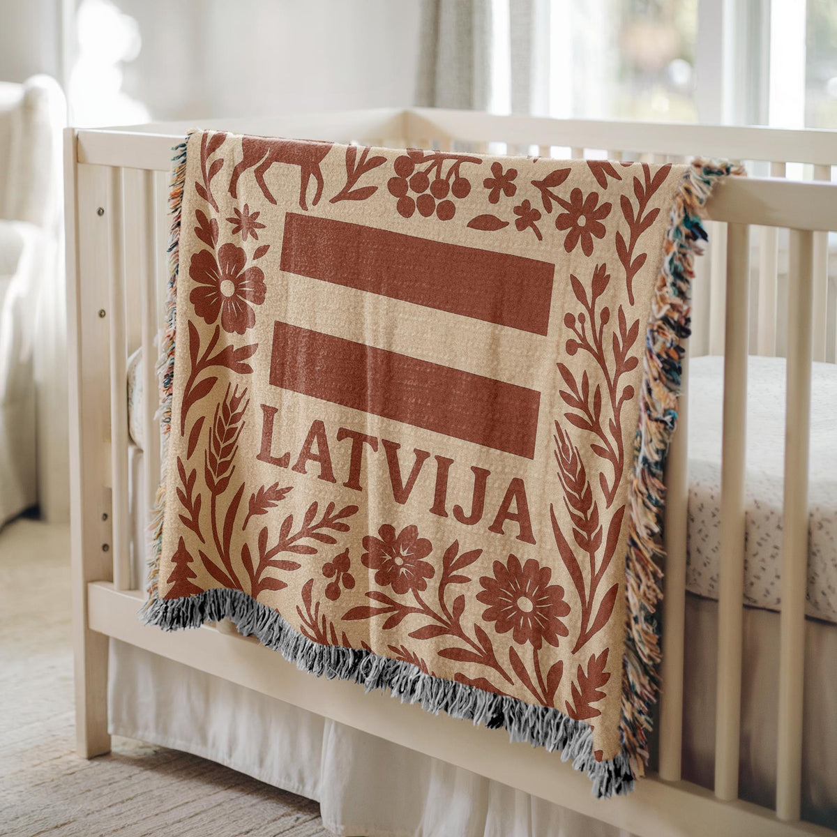 Latvia Woven Blanket