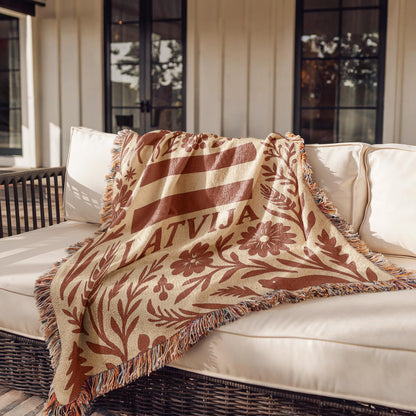 Latvia Woven Blanket