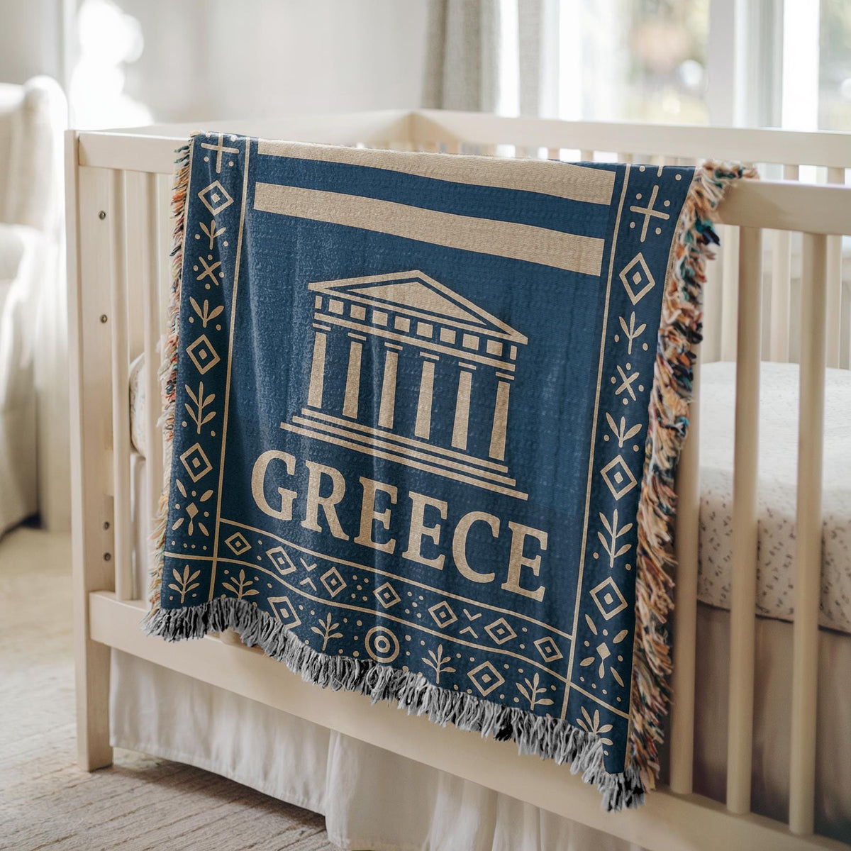 Greece Woven Blanket