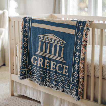 Greece Woven Blanket