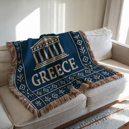 Greece Woven Blanket