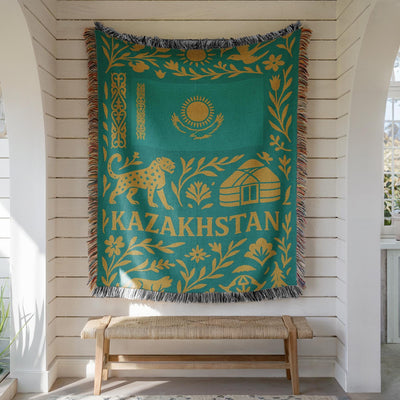 Kazakhstan Woven Blanket