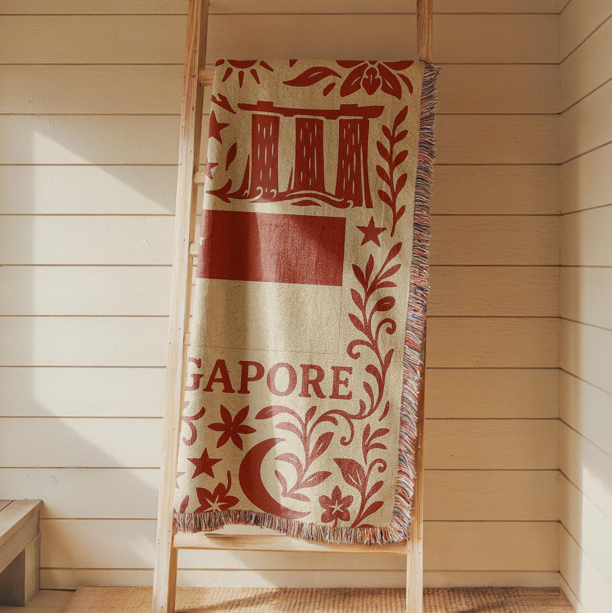 Singapore Woven Blanket