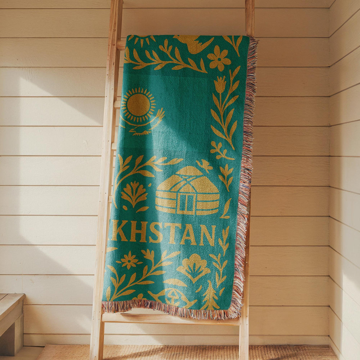 Kazakhstan Woven Blanket