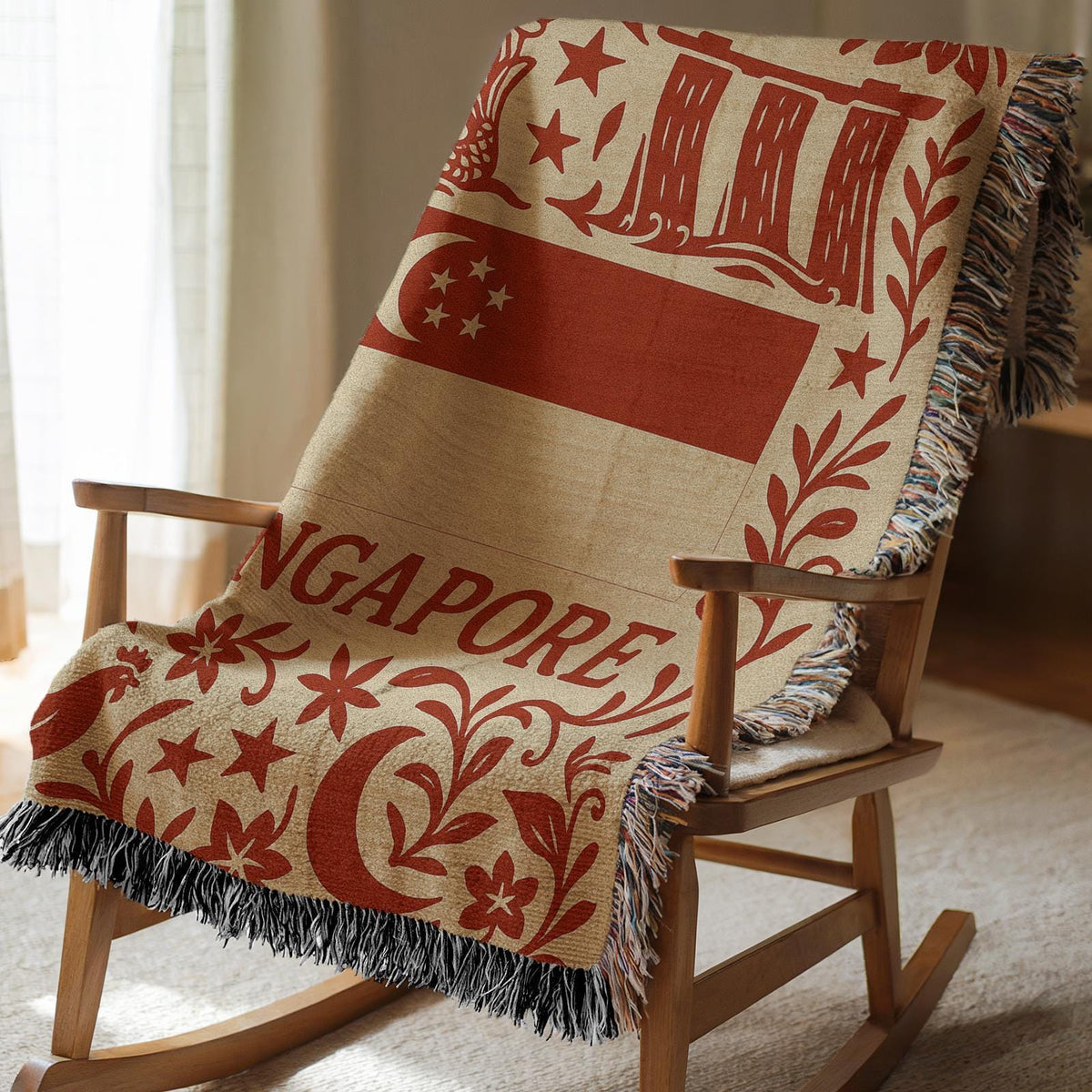 Singapore Woven Blanket