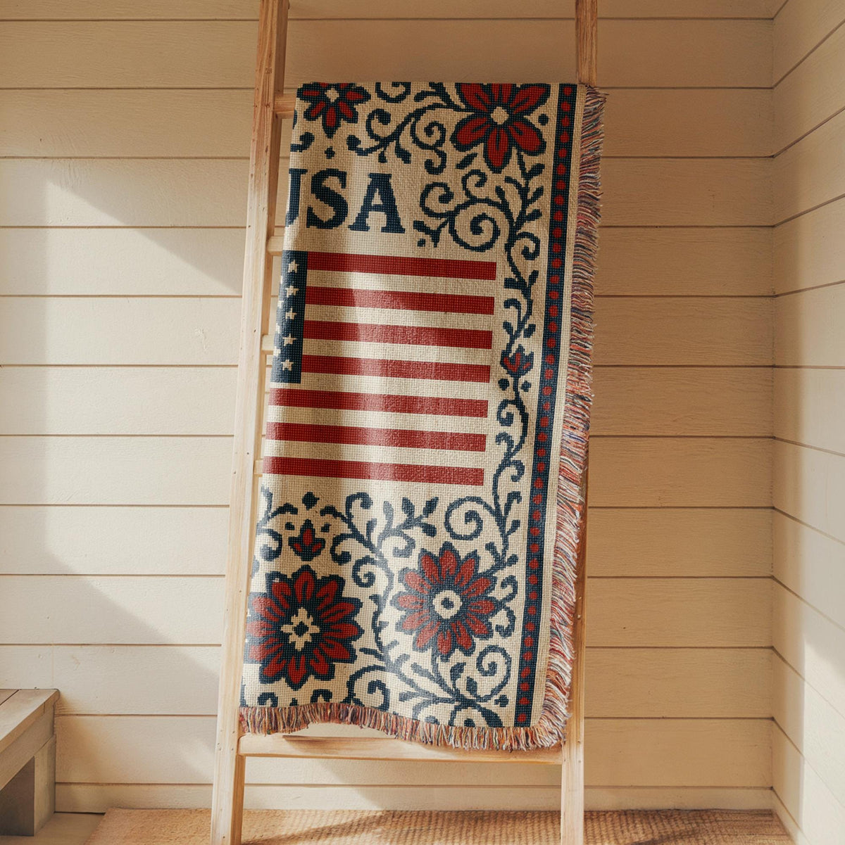 United States Woven Blanket