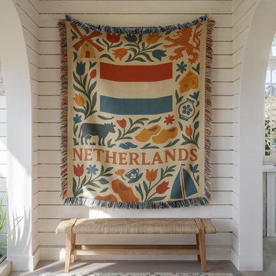 Netherlands Woven Blanket