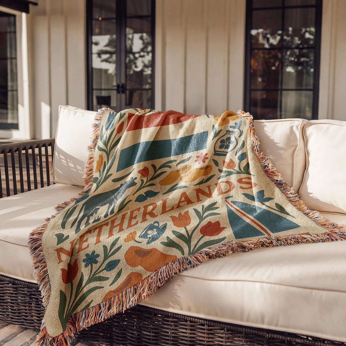 Netherlands Woven Blanket