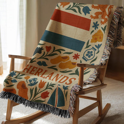 Netherlands Woven Blanket